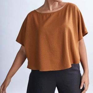 Jamie + the Jones Blank Canvas Top - Umber